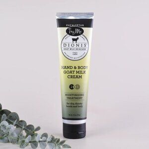 SEALED Dionis Eucalyptus Hand & Body Goat Milk Cream - 3.3oz